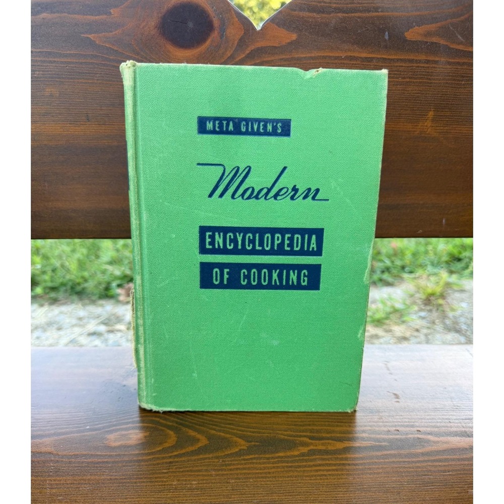 Meta Given Modern Encyclopedia of Cooking Vol 2 Vintage 1949 Hardcover Cookbook